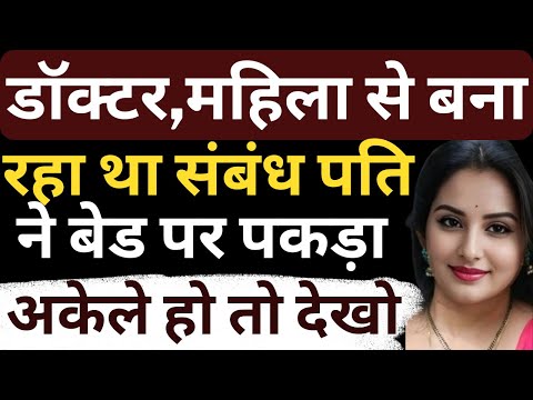 डॉक्टर महिला से बना रहा था संबंध पति ने बेड पर पकड़ा | Flying Bharat