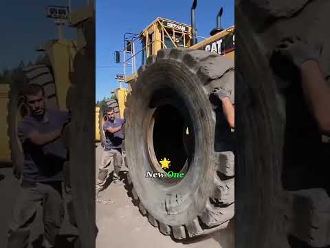 I’ll give you $10,000—just to change one tire. #knowledge #machine #heavymachinery #worklife
