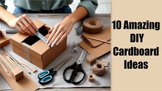 10 Amazing DIY Cardboard ideas  Everyone Will Want To Make