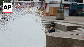 YouTube video thumbnail: Mexico's Puerto Vallarta Residents Prepare for Category 4 Hurricane Simon