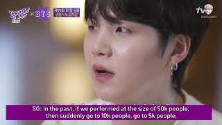 [ENG] BTS TVN 'You Quiz on the Block BTS!' | Jin & Suga's Interview (part 7)