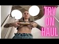 [4K] TRY ON HAUL CLOTHES  VERY TRANSPARENT AND SEE THROUGH  NO BRA