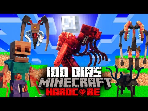 Sobreviví 100 días en Un Apocalipsis de Parásitos En Minecraft Hardcore (COMPLETO)