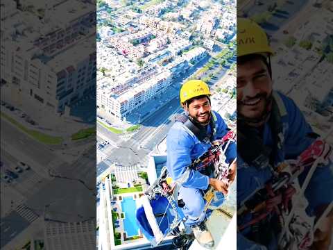 Most Risky Job 😕😔 God Bless you 🙏 #dubaijobs