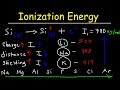 Exploring Ionization Energy Trends and Exceptions