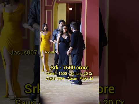 Networth❤️. #Shahrukhkhan #Srk #shorts #ytshorts #Jasus007 Son Daughter Wife family