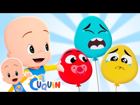 Baby Colorful Balloons | Learn with Cuquin