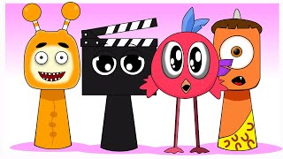 Sprunki OC - Phase 2 , Phase 3 Slick , Kebi ,  Mr.Clapboard ,  Poyo  /Compilation Sprunki Incredibox