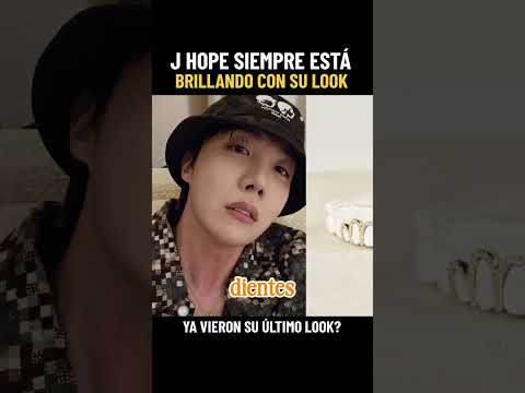 J-Hope de BTS muestra su grillz hecho a medida en el desfile de moda