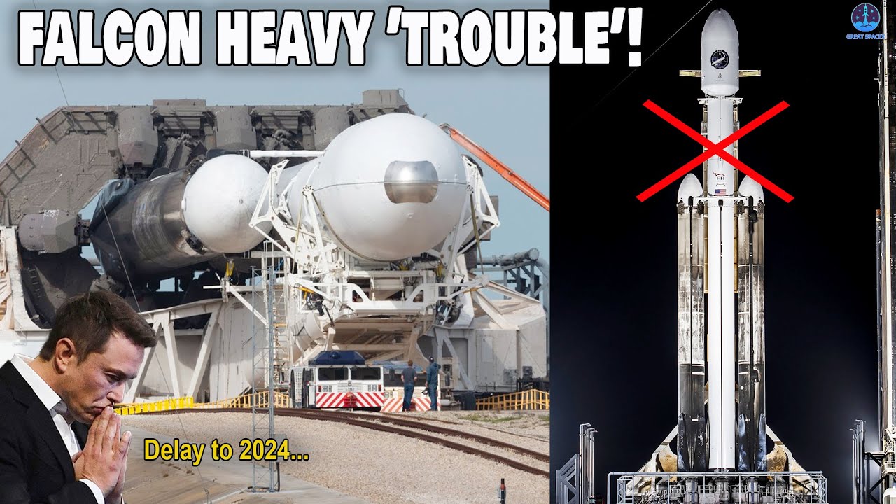 Bad news! SpaceX is facing technical problem on Falcon Heavy. X-37B mission Indefinitely delayed…