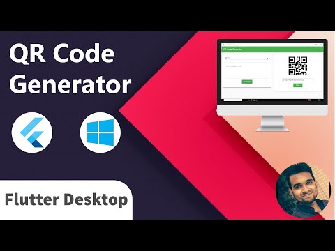 QR Code Generator Windows App in Flutter Desktop...