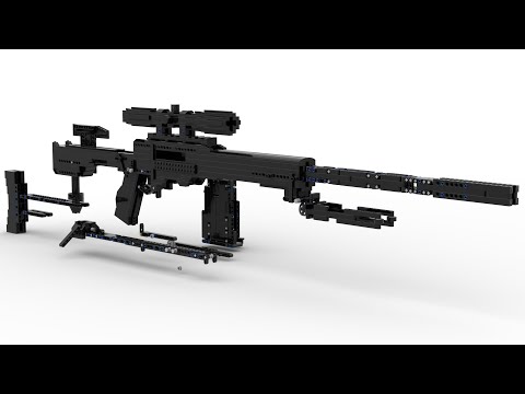 Working LEGO Sniper Rifle [Instructions for sale] -...