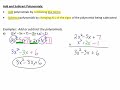 Exploring Adding and Subtracting Polynomials