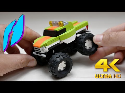 How to Build a Modified Lego Creator 31101 Monster Truck with My Own Steering System #toys #lego