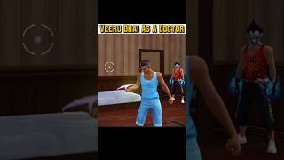 Veeru Bhai As A Doctor 👉🗿👈 Wait For Kaluuu 😮‍💨😵‍💫 #freefire#funny#shorts