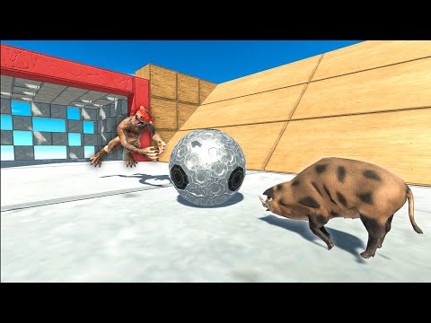 1v1 FURY SOCCER | Mammals Vs Fantasy - Animal Revolt Battle Simulator