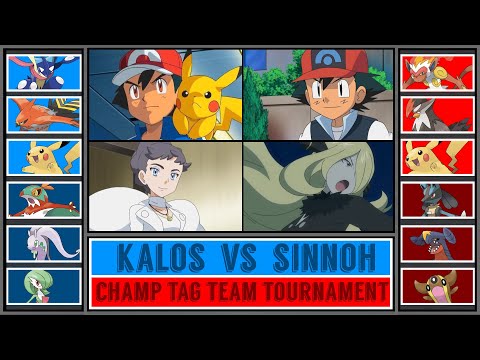 ASH+DIANTHA vs ASH+CYNTHIA | Ash x Champ Tag Team Tournament [Battle #4]