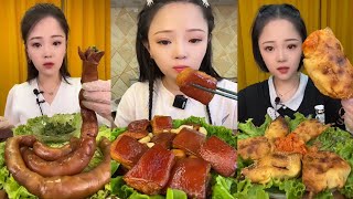ASMR MUKBANG | Red Braised Pork Belly "Eat Meat with Big Mouthfuls Asmr Eating Sounds 거대한 삼겹살 #322