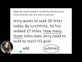 Key Words in Addition and Subtraction Problems