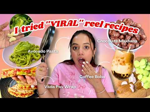 I tried VIRAL REEL RECIPES for 24 HOURS😱