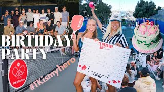 My Pickleball Birthday Party was LIT... watch + see 😏