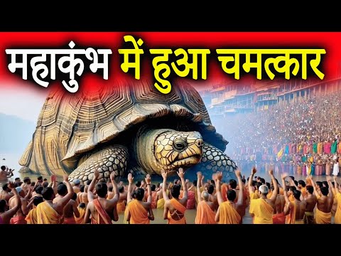 अचानक महाकुंभ में प्रकट हुआ एक विशाल कछुआ , लोग हुए हैरान | Mahakumbh 2025