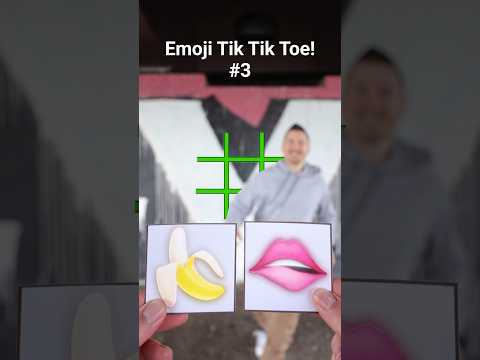 Emoji Tik Tac Toe 🍌😳 #3!