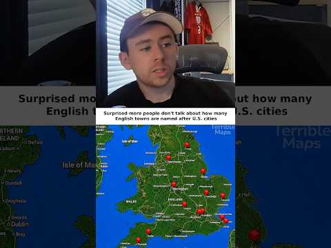 Map Of British Cities That Copied America