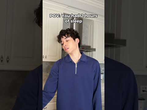 Me With Only 2 Hour Of Sleepโฆ #asher #shorts