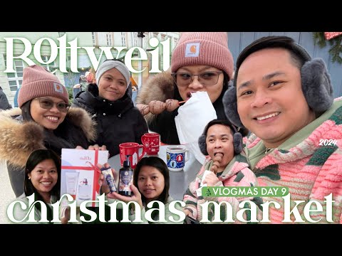 🎄vlogmas day 9 ⎯ first time namin sa Rottweil Christmas Market, nakatanggap ng maagang pamasko🥰