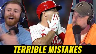 PHILLIES: The TERRIBLE Base Running Mistakes CONTINUE! When Will It End!?