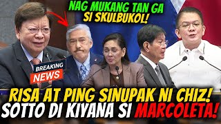 SOTTO DI NAKAPAG SA GALING NI SEN MARCOLETA! PING RISA KIKO SINPLAK NI CHIZ