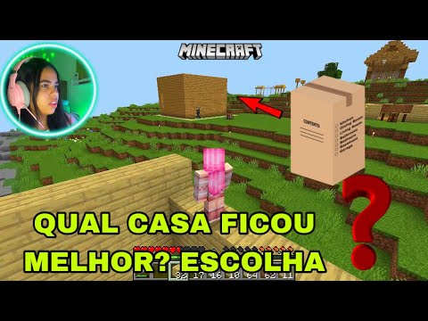 CONSTRUINDO NOSSA PRIMEIRA CASA NO MINECRAFT - episódio 5