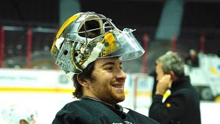 ￼ Jeremy  swayman highlights #1￼
