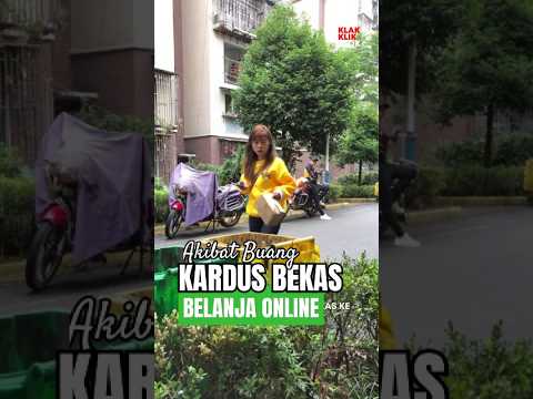 Akibat Sembarangan Buang Kardus Bekas Belanja Online