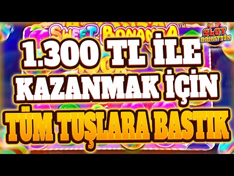 SWEET BONANZA KÜÇÜK KASA 🍭 1.300 TL KÜÇÜK KASA İLE NASIL OYNANIR ? | SLOT OYUNLARI KÜÇÜK KASA