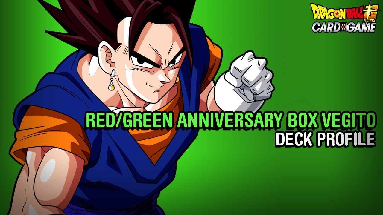 VEGITO IS... DECENT?! R/G Anniversary Box Green Vegito Deck Profile! | DBS CCG