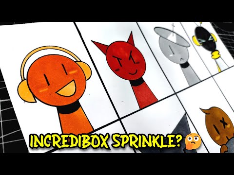 Dibujo a los personajes de INCREDIBOX SPRINKLE | NORMAL MODE | Sprinkle mix (Sunshine)