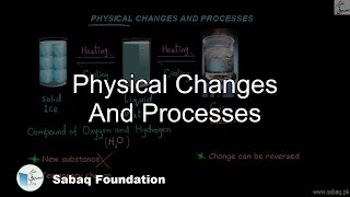 Physical Changes and Processes