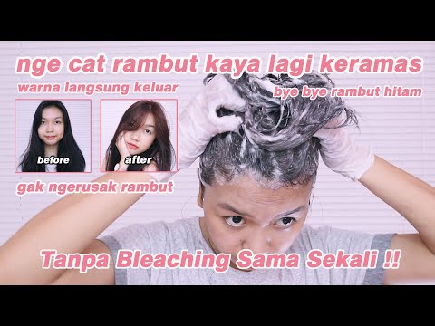 Tutorial Cat Rambut Sendiri Tanpa Bleaching || Desty Yufenti