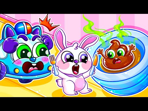 Rabbits Eat Their Poo | Hippity-Hoppity! + More Nursery Rhymes by Baby Cars & Friends