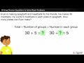 Solving Division Word Problems with Equations