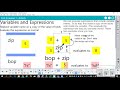 Programming Concepts and Variables
