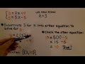 Substitution Method in Linear Equations