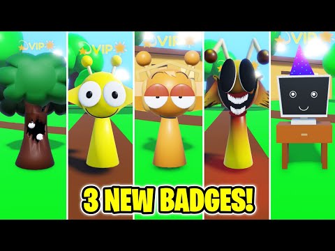 (UPDATE!) 3D SPRUNKI RP AND ANIMATIONS - How to get ALL 3 NEW BADGES!! NEW UPDATE! (ROBLOX)