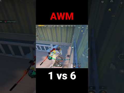 AWM 1 vs 6 😱