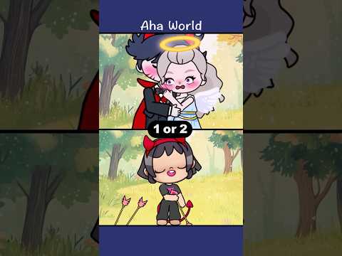 #ahaworld #avatarworld ❤️💙 Lucky Cupid💘 #tocaboca #animation #fyp