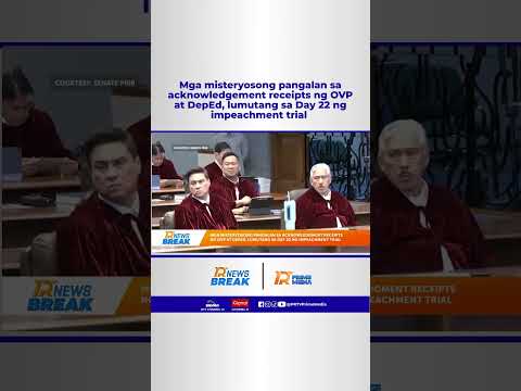 Mga misteryosong pangalan sa acknowledgement receipts ng OVP at DepEd, lumutang sa Day 22 ng...