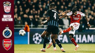 Club Brugge 0-3 Arsenal #MatchReaction