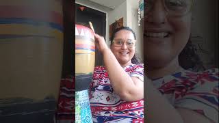 Mini Vlog : Hand painting my djembe 💕 #healwithart #healwithmusic #healingjourney